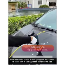 Автомобильная вощеная губка, набор для полировки, автодетейлинг, наждачная бумага, полировка, шлифовальный диск, полировщик, адаптер для дрели, реставрация фар