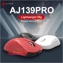 Беспроводная оптическая мышь AJAZZ AJ199, 2,4 ГГц, 26000DPI, 6 кнопок