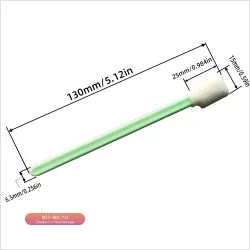 Пена для чистки печатающей головки TOPINKJET Cleaning swab 50 шт.