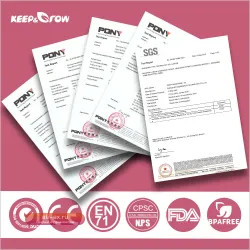 Keep&Grow Силиконовые Буквы Бусины 12мм