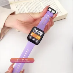 Силиконовый ремешок для Xiaomi Mi Watch 2 3 Lite  Redmi Watch 2 Lite 3 Active