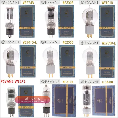 PSVANE WE274B WR2A3 WR50 WE101D WE205D WE275 WE300B EL34-PH Вакуумная электронная трубка Точное сопряжение Установки аудиоклапанов