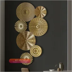 Металлическое настенное украшение Ins Decor
