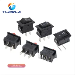 Переключатель KCD11 TLZWLA 10x15 мм