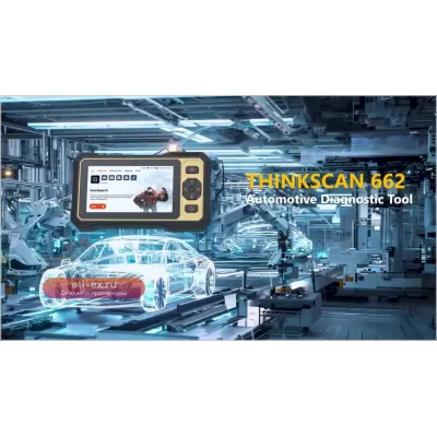 Thinkcar Thinkscan 662 диагностические инструменты ECM/TCM/SRS/ABS 4 системы OBD2 сканер 12 сбросов пожизненное бесплатное обновление CANFD инструменты сканирования