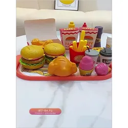 Детский кухонный набор игрушек из пластика