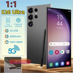 2025 НОВЫЙ смартфон S26 Ultra, оригинальные мобильные телефоны 7,3 дюйма Celulares Android, разблокированные мобильные телефоны 5G Dual Sim, глобальная версия