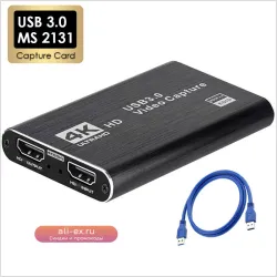 Видеозахватная карта OllyMurs USB 3.0