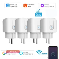 Умная розетка с поддержкой Wi-Fi, 16 А/20 А