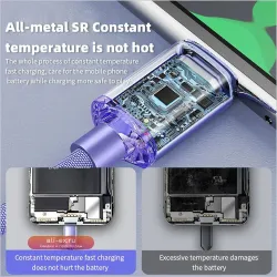 NNBILI 2024 Новый Кабель USB-A К USB-C Мощностью 120 Вт Для Быстрой Зарядки И Синхронизации Данных Для iPhone 15 Серии Xiaomi...