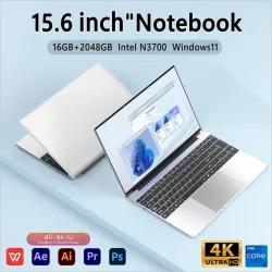 Ноутбук Intel N3700 15.6", 16ГБ, 2ТБ SSD