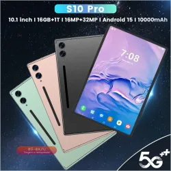 LS S10 Pro планшет 10,1 дюйма Android 15 16+1 ТБ