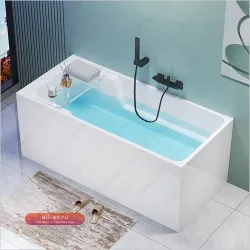 Белая акриловая ванна FIIBUU
