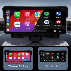 8,1-дюймовый портативный GPS-навигатор для мотоцикла, беспроводной Carplay, Android Auto, IPX8, водонепроницаемый мотоцикл, 2K HD, сенсорный экран