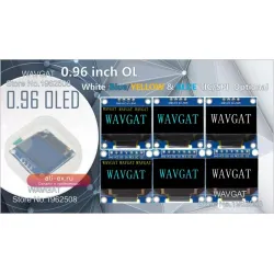 WAVGAT 0.96" I2C OLED дисплей черный
