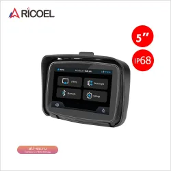 5-дюймовый мотоциклетный навигатор CARPLAY, водонепроницаемый и пыленепроницаемый, версия программного обеспечения, разные опыты