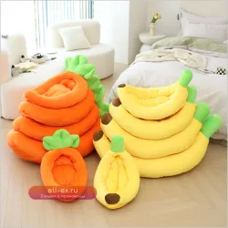 Banana Shape Pet Litter Dog Kennel Cat Litter Four Seasons General Warm Small Medium and Large Dog Bed Pet Sleeping Supplies