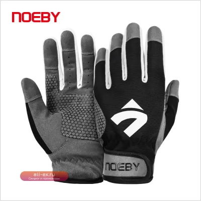 Перчатки рыболовные Noeby, полнопалые, анти-UV, защита от порезов, для спиннинга и джига 