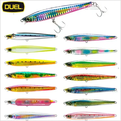 Японская приманка Japan DUEL Far Casting Sinking Pencil F1180 для летней пресноводной и морской рыбалки