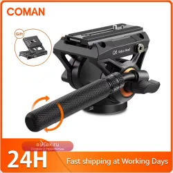 Штативная головка COMAN Q6 панорамная с быстросъемной площадкой для DJI RS4 / Manfrotto