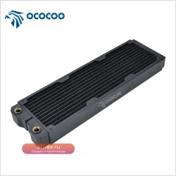 Медный радиатор OCOCOO OC-CRD36 для водяного охлаждения ПК, 360 мм, толщина 40 мм, G1/4
