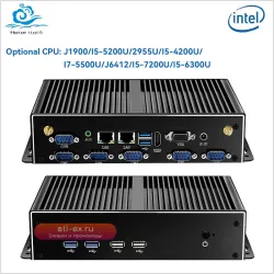 Промышленный мини-ПК Helorpc 6COM с процессором Intel i5/i7, поддержкой Windows/Linux и 6 портами USB