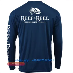 Мужская рубашка с длинным рукавом Reef&Reel для рыбалки и активного отдыха с защитой от солнца