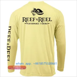 Мужская рубашка с длинным рукавом Reef&Reel для рыбалки и активного отдыха с защитой от солнца