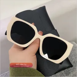 Женские солнцезащитные очки New Vintage | Оверсайз Ректaнгл | UV400