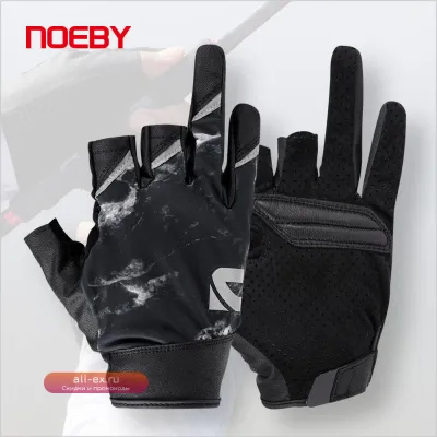 Рыболовные перчатки Noeby Half Finger UPF50+ с защитой от УФ-лучей