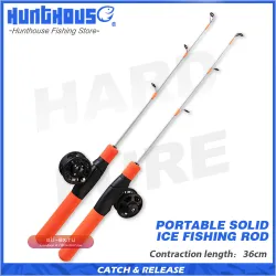 Удочка для зимней рыбалки Hunthouse Ice Fishing Rod M Solid 53 см