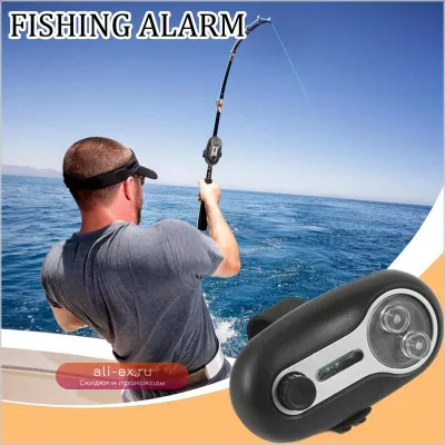 Fish Bite Alarm: Водонепроницаемый сигнализатор поклевки для удочки с LED индикатором для дневной и ночной рыбалки