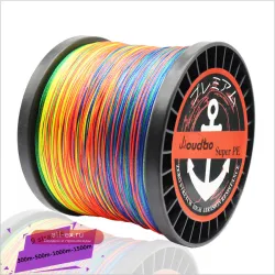 Крепкая плетёная леска Jioudao Series 300-1500м, 9 нитей, 20-200LB, мультифиламент PE для карповой рыбалки