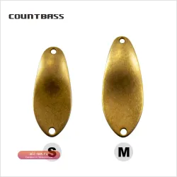 Заготовки для блесен Countbass латунные, 50 шт., для ловли лосося, окуня, щуки, 2.3г и 2.8г