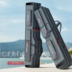 Складная сумка для рыбалки X277G++ (70-130 см) для удочек, катушек и снастей