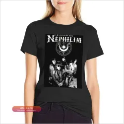 Футболка Field of the Nephilim RR11 Vintage - Летний Топ для Женщин Плюс Сайз