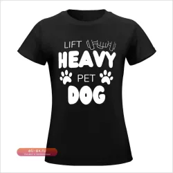 Смешная винтажная футболка с надписью "Dogs Weight Lifter" для женщин. Белая. Новая коллекция.