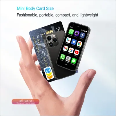SOYES XS15 Mini Смартфон на Android 8.1, 3" Экран, 2/16 ГБ, Dual SIM