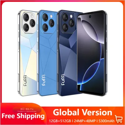 Смартфон FUFFI A16 Pro 12/512 ГБ, Android 12, 6.56", 5300 мАч, 24+48 Мп, Google Play