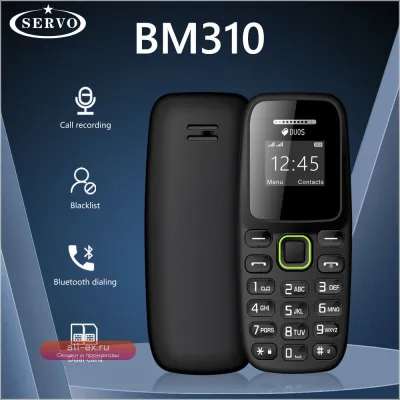 BM310 Супер Мини Телефон GSM Dual SIM, Черный