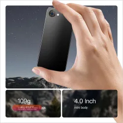 UNIWA Phonemax Q9 Mini: Компактный смартфон 4" qHD, Unisoc T606, 4GB/64GB, Android 14, 2000mAh, Face ID