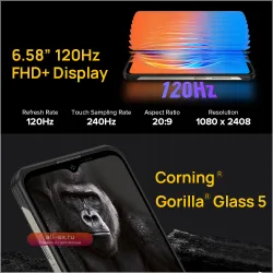 Ulefone Armor 17 Pro: Защищенный смартфон с ночным видением, 13 ГБ ОЗУ, 256 ГБ ПЗУ, Helio G99, 120 Гц, 108 МП, Android 12, NFC