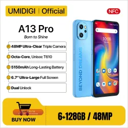 UMIDIGI A13 Pro 6/128 ГБ NFC 48Мп 6.7" 5150 мАч Global Version