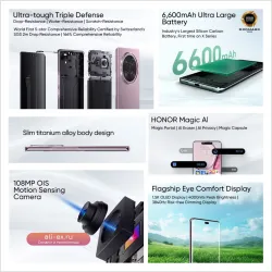 HONOR X9c 5G: Смартфон 2024 Global с AMOLED 120 Гц, Snapdragon 6 Gen 1 и батареей 6600 мАч
