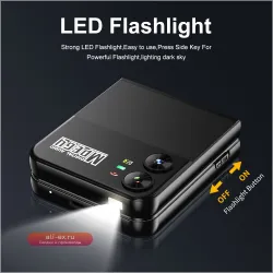 SERVO Flilo4: Телефон с 4 SIM, 2.6" дисплеем, FM-радио, фонариком и защитой от спама.