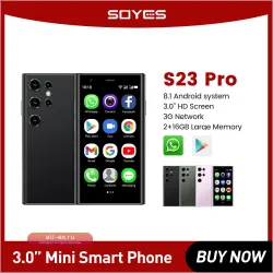 SOYES S23 Pro Мини Смартфон 3G, 3.0" Экран, 2 SIM, Android, Type-C