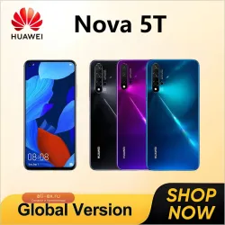 Смартфон HUAWEI Nova 5T 6.26", 256 ГБ, 48 Мп, 4G, Global Version