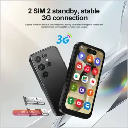 SERVO S24 Ultra: Мини Смартфон Android 8.1, 3.75" Экран, 16GB ROM, Wi-Fi, 3G, Dual SIM