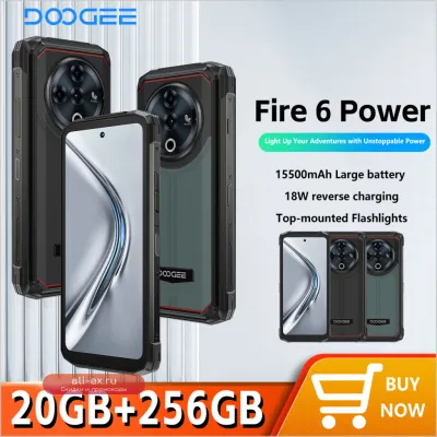 Смартфон DOOGEE Fire 6 Power 8/256Gb 50MP 15500mAh Черный