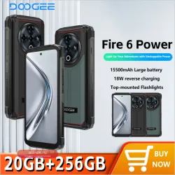 Смартфон DOOGEE Fire 6 Power 8/256Gb 50MP 15500mAh Черный